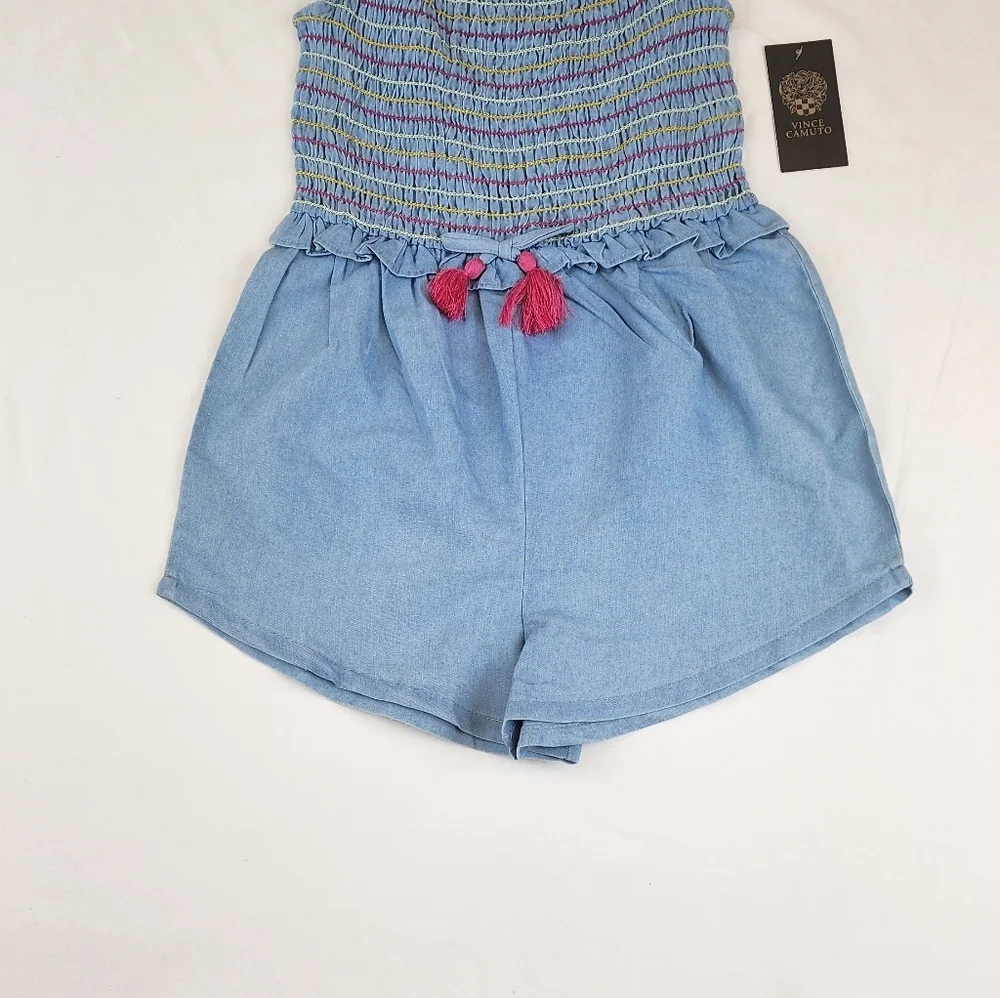 Vince Camuto Kids Blue Romper